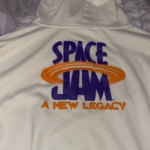 Cream Space jam hoodie